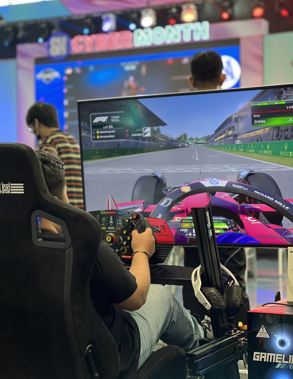 Adrenaline-fueled racing action heats up at Cyberzone’s SM CyberMonth launch.